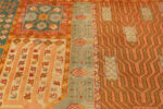 Floral Detail on Large Antique Turkish Oushak Rug 15441 by Nazmiyal Collection