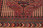 Fringe of Antique Persian Qashqai Rug Fringe of Antique Persian Qashqai Rug 74197 by Nazmiyal Collection