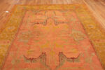 Full View of Antique Turkish Oushak Rug 74436 by Nazmiyal Collection