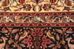 Inscription on Vintage Persian Tabriz Silk and Wool Rug 74456 by Nazmiyal Collection