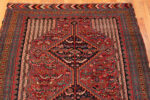 Top of Antique Persian Qashqai Rug Top of Antique Persian Qashqai Rug 74197 by Nazmiyal Collection