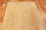 Top of Antique Turkish Oushak Rug 74502 by Nazmiyal Collection