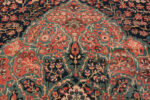 Top of Oversized Antique Persian Farahan Sarouk Rug Top of Oversized Antique Persian Farahan Sarouk Rug 74451 by Nazmiyal Collection