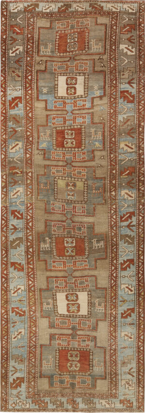 Vintage Turkish Tribal Runner Rug 74507 by Nazmiyal Collection
